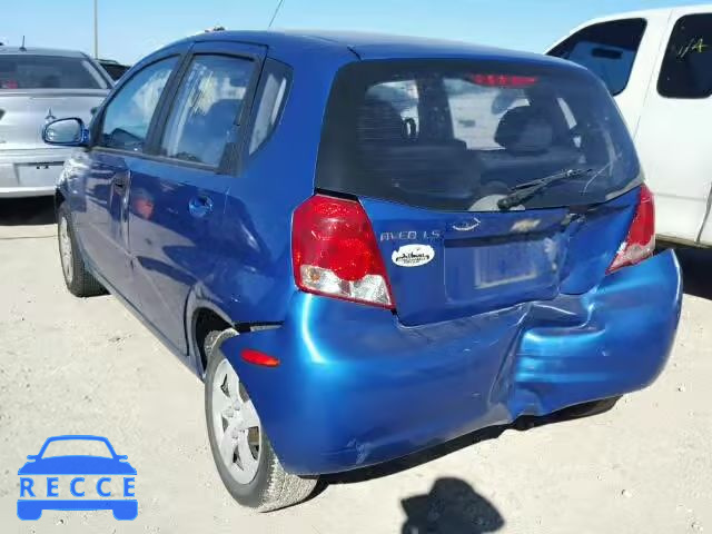 2006 CHEVROLET AVEO/LS KL1TD66646B619754 зображення 2