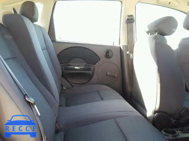 2006 CHEVROLET AVEO/LS KL1TD66646B619754 зображення 5