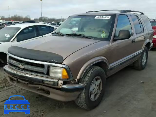 1996 CHEVROLET BLAZER 1GNDT13W4T2269214 Bild 1