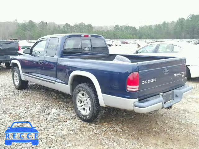 2004 DODGE DAKOTA SLT 1D7GL42N54S586586 зображення 2