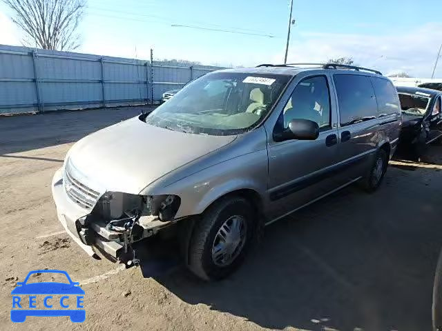 2002 CHEVROLET VENTURE 1GNDX03E52D300687 Bild 1