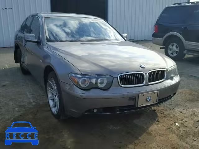 2004 BMW 745I WBAGL63554DP73736 зображення 0