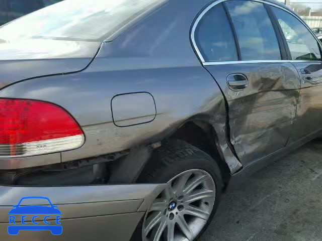 2004 BMW 745I WBAGL63554DP73736 зображення 9