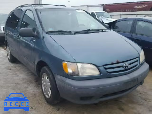 2001 TOYOTA SIENNA LE/ 4T3ZF13C01U344877 зображення 0