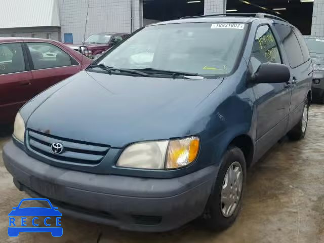 2001 TOYOTA SIENNA LE/ 4T3ZF13C01U344877 зображення 1