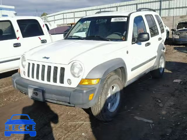 2007 JEEP LIBERTY SP 1J4GL48K27W595082 image 1