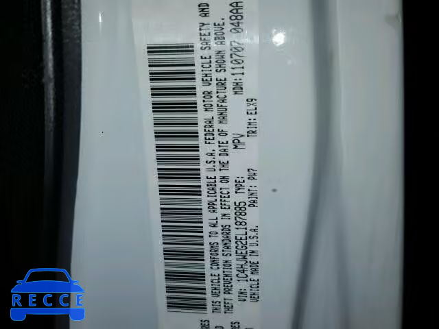 2014 JEEP WRANGLER U 1C4HJWEG2EL187885 image 9