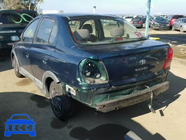 2001 TOYOTA ECHO JTDBT123110199087 image 2