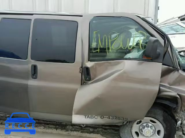 2014 CHEVROLET EXPRESS G2 1GCWGFCAXE1144198 зображення 9