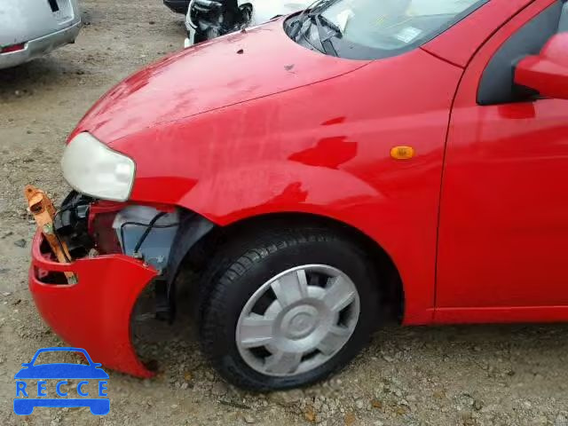 2004 CHEVROLET AVEO KL1TD52684B238485 image 9