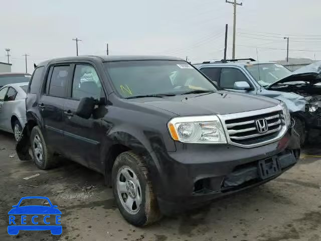 2012 HONDA PILOT LX 5FNYF4H23CB009781 image 0