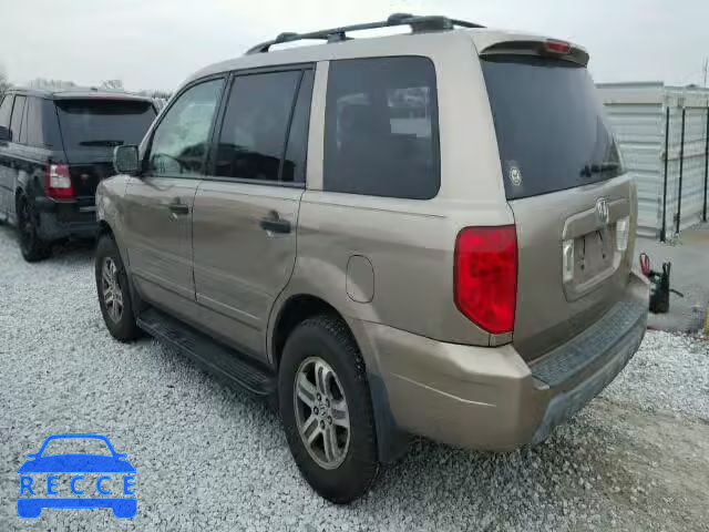 2004 HONDA PILOT EXL 2HKYF18534H571711 image 2