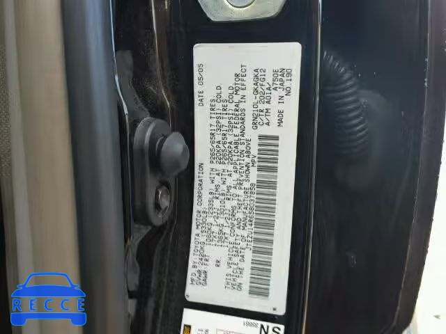 2005 TOYOTA 4RUNNER SR JTEZU14R658037858 image 9