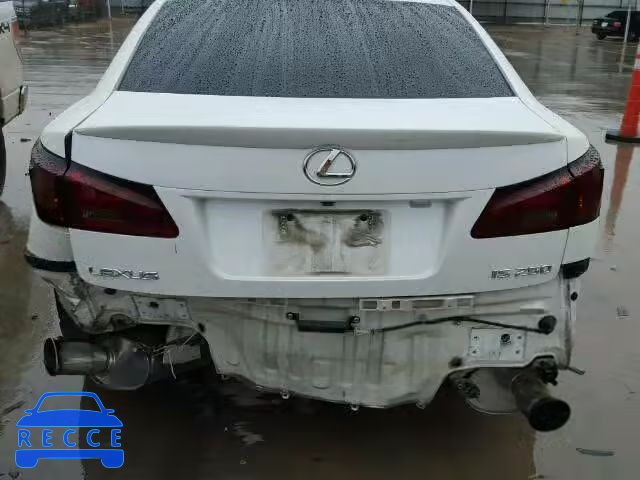 2007 LEXUS IS 250 JTHBK262572025559 image 9