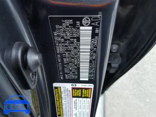 2010 TOYOTA MATRIX 2T1KU4EE8AC345549 image 9