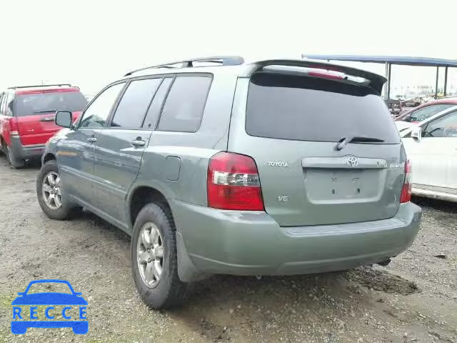 2007 TOYOTA HIGHLANDER JTEDP21A670126658 image 2