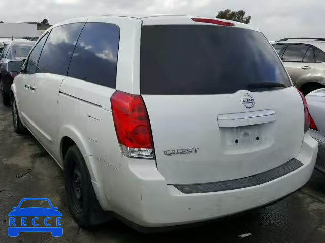 2008 NISSAN QUEST S/SE 5N1BV28U18N108702 image 2