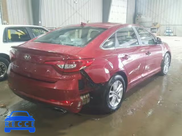 2016 HYUNDAI SONATA SE 5NPE24AF0GH368377 зображення 3