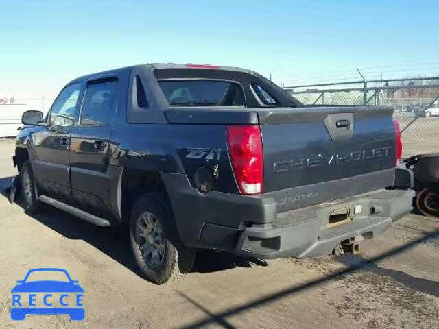 2003 CHEVROLET AVALANCHE 3GNEK13T53G157400 image 2