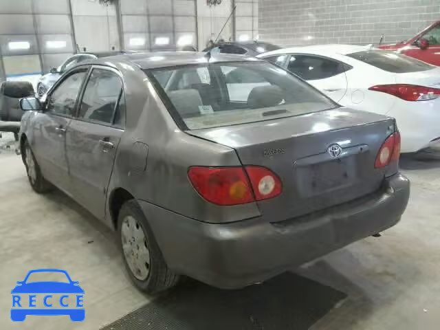 2003 TOYOTA COROLLA CE 1NXBR32E03Z138445 зображення 2