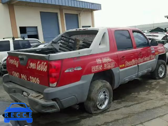 2002 CHEVROLET AVALANCHE 3GNGK23G62G143439 зображення 3