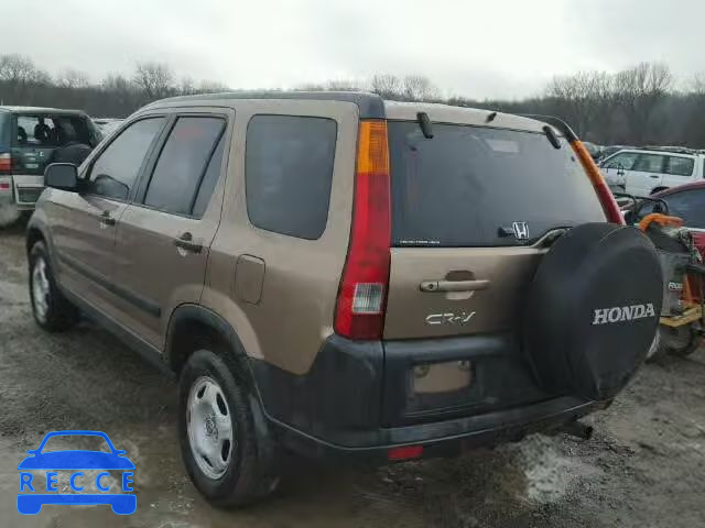 2004 HONDA CR-V LX JHLRD785X4C052425 image 2