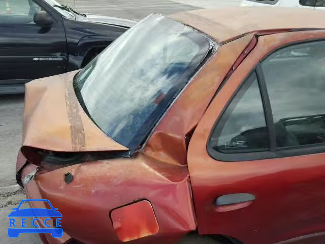 1998 CHEVROLET CAVALIER 1G1JC5240W7276258 зображення 9