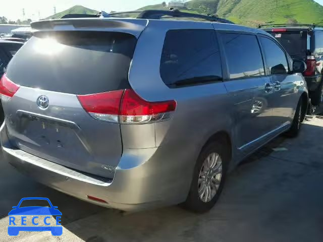 2011 TOYOTA SIENNA XLE 5TDYK3DC2BS168371 зображення 3