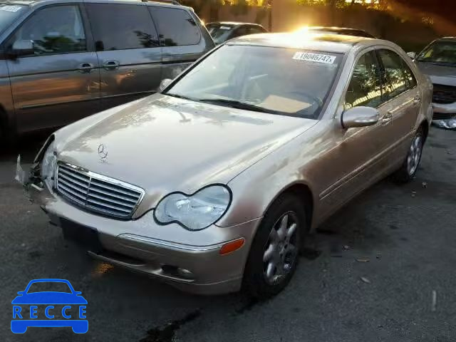 2001 MERCEDES-BENZ C240 WDBRF61J11F055134 image 1