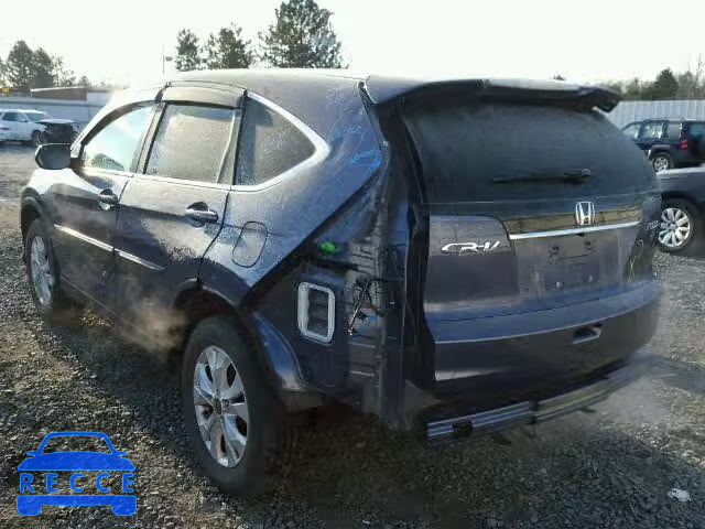 2013 HONDA CR-V EX-L 2HKRM4H73DH658974 image 2