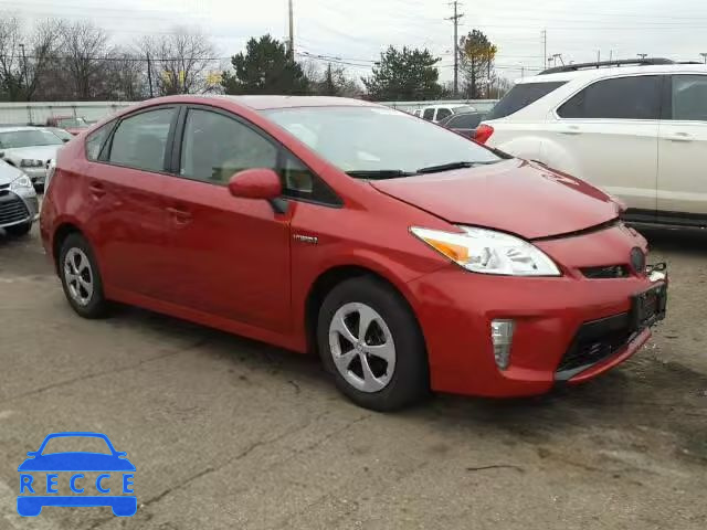 2013 TOYOTA PRIUS JTDKN3DU4D1636252 image 0