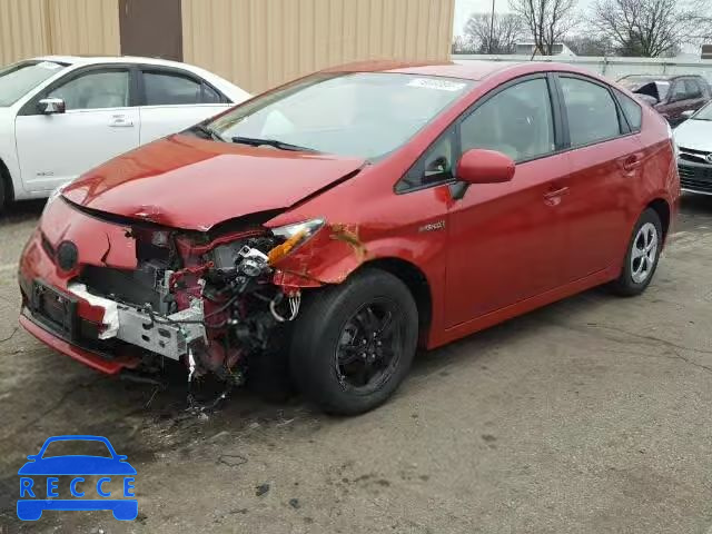 2013 TOYOTA PRIUS JTDKN3DU4D1636252 зображення 1