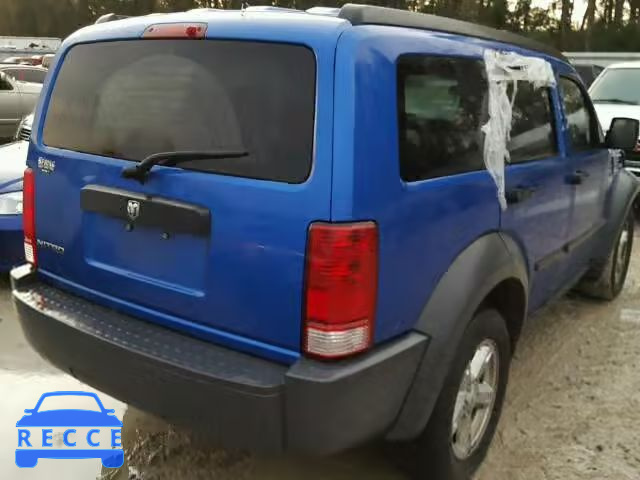2007 DODGE NITRO SXT 1D8GT28KX7W704108 image 3