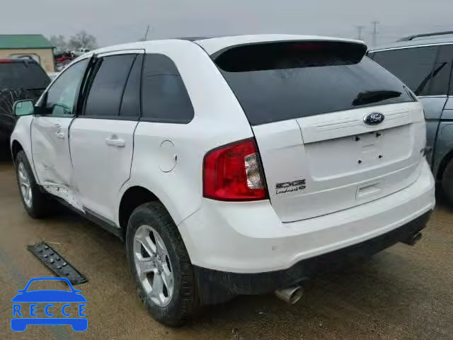 2013 FORD EDGE SEL 2FMDK3JC1DBE31596 зображення 2