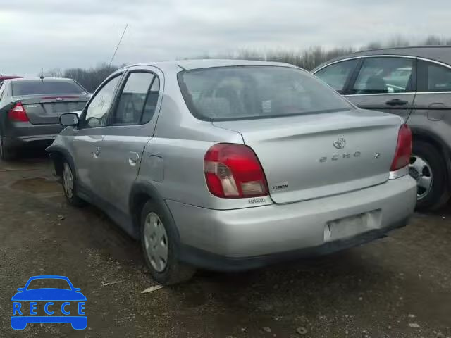 2001 TOYOTA ECHO JTDBT123410168481 image 2