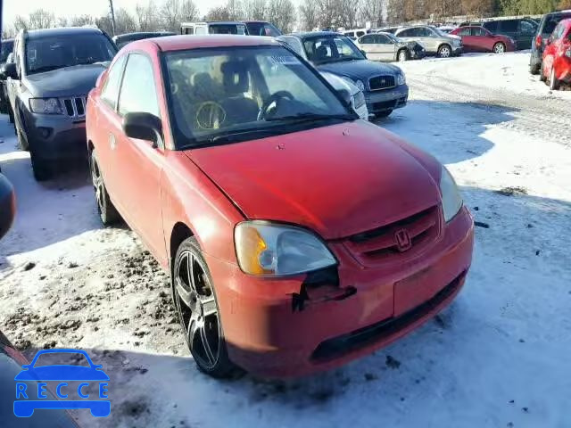 2001 HONDA CIVIC LX 1HGEM22581L004670 image 0