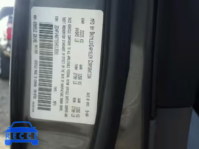 2005 DODGE MAGNUM SE 2D4FV48T55H513591 image 9