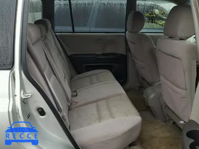 2003 TOYOTA HIGHLANDER JTEHF21A630156533 зображення 5