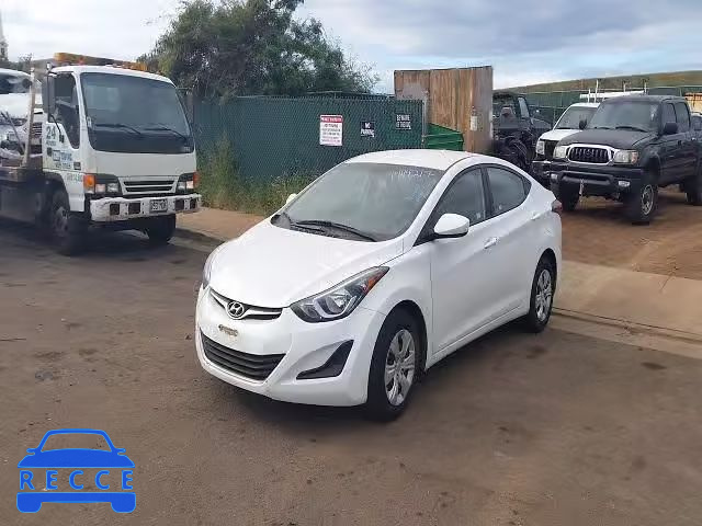 2016 HYUNDAI ELANTRA SE 5NPDH4AE5GH734237 image 1