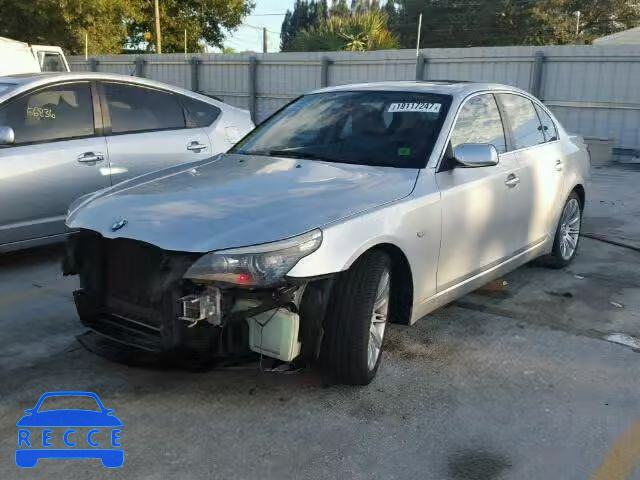 2008 BMW 528I WBANU53518CT06940 зображення 1