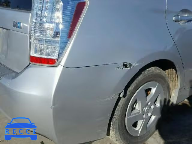 2010 TOYOTA PRIUS JTDKN3DU8A0155082 зображення 9