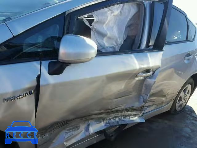 2010 TOYOTA PRIUS JTDKN3DU8A0155082 зображення 8