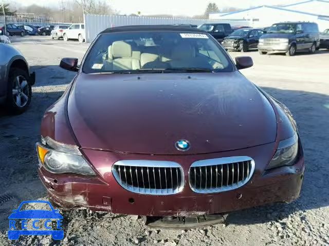 2006 BMW 650I WBAEK13436CN75475 зображення 8