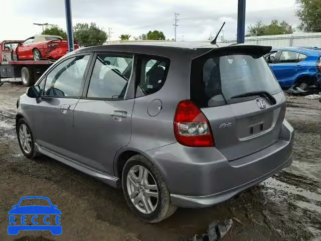 2008 HONDA FIT SPORT JHMGD38668S069254 зображення 2