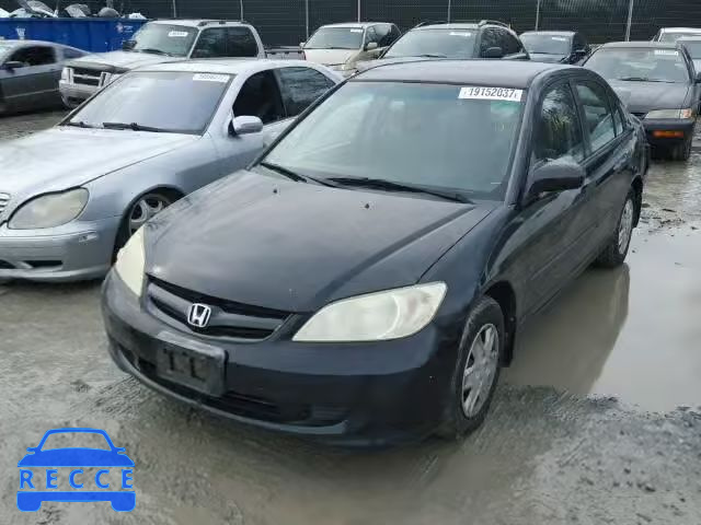 2005 HONDA CIVIC DX V 1HGES16375L027839 зображення 1