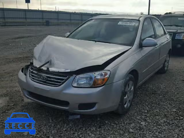 2009 KIA SPECTRA EX KNAFE221095610989 image 1