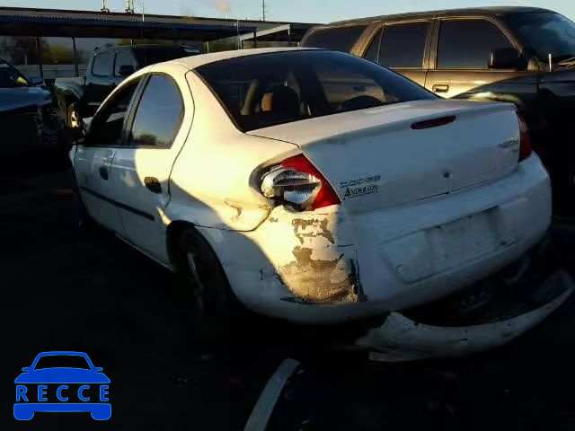 2003 DODGE NEON SE 1B3ES26C63D167037 image 2