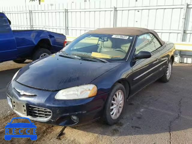 2002 CHRYSLER SEBRING LX 1C3EL55R32N176925 зображення 1