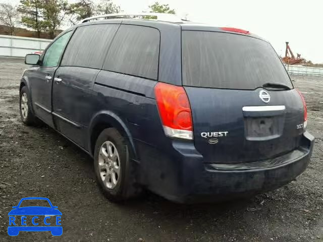 2008 NISSAN QUEST S/SE 5N1BV28U98N105532 image 2