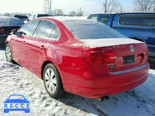 2012 VOLKSWAGEN JETTA SE 3VWDX7AJ9CM067787 image 2